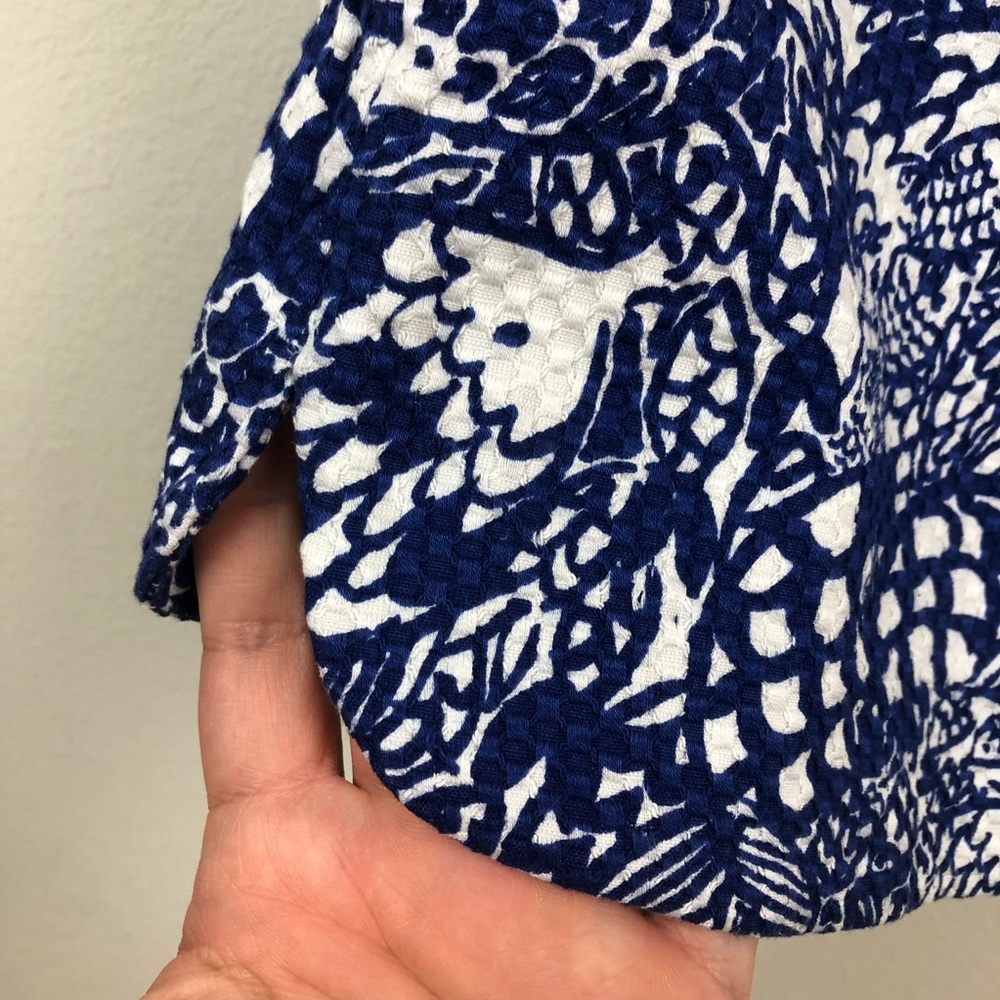 Lilly Pulitzer for Target Floral Blue and White Mini Dress - Picture 13 of 13